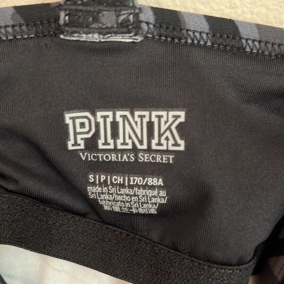 PINK workout tank with built in bra size S animal print - Picture 5 of 5